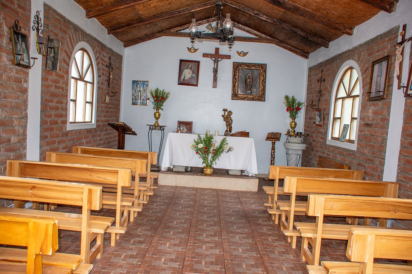 Interior de la capilla jesuita