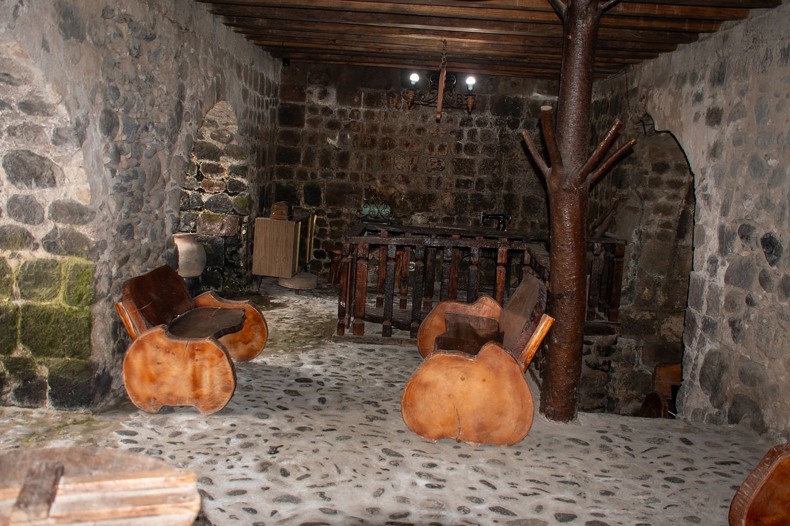 Cuarto de piedra original de la hacienda