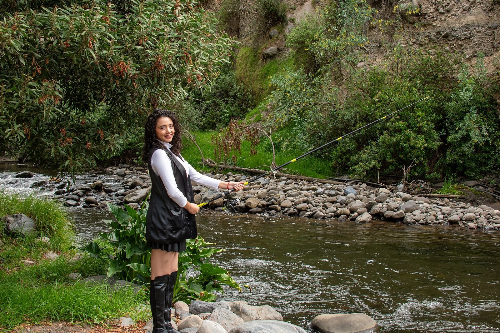 Pesca en el río