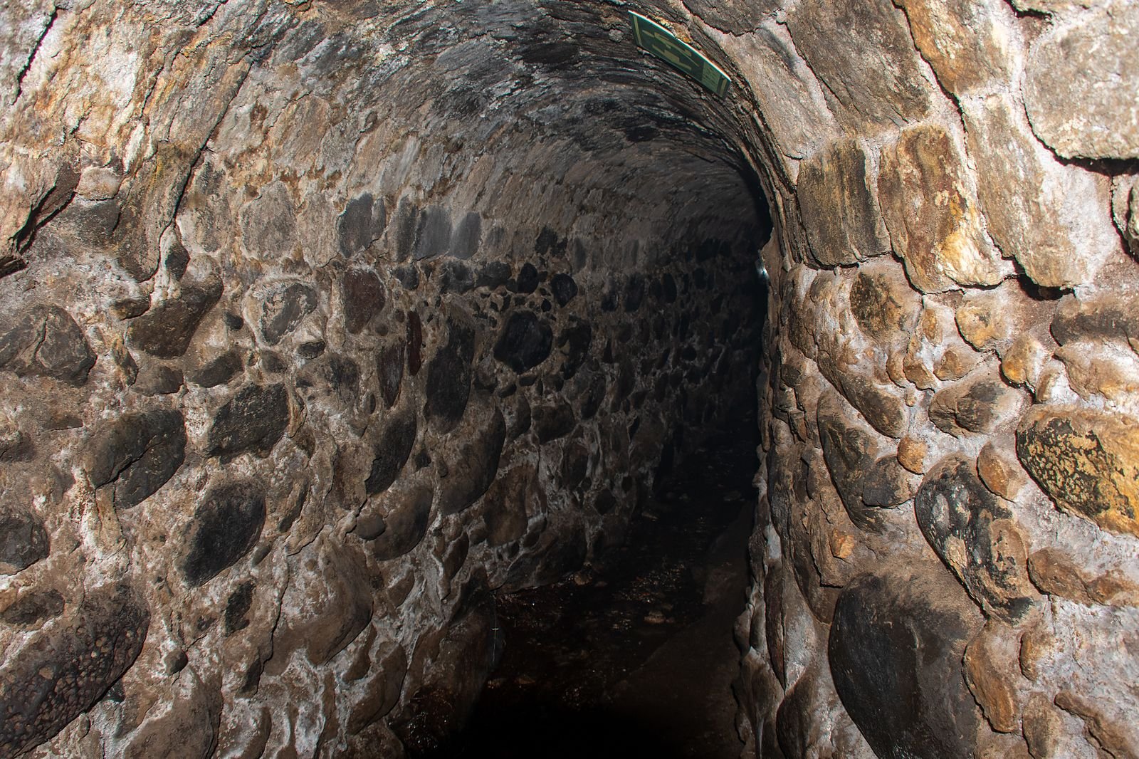 Bóveda de piedra de la hacienda